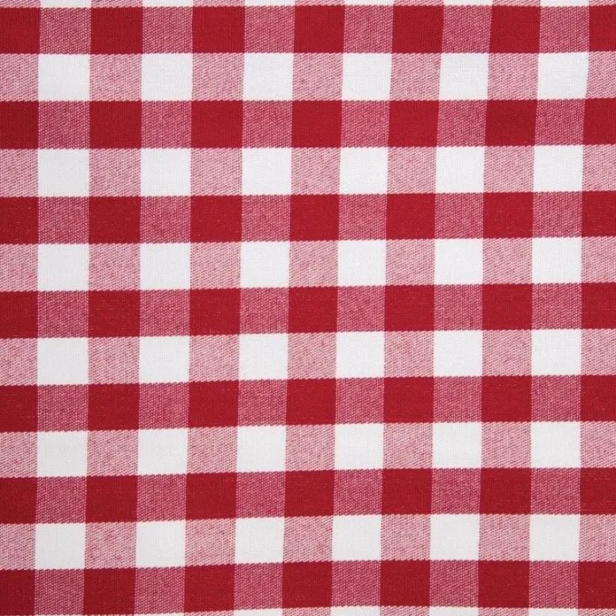 Nappe rouge et blanche 1320 x 1320 mm