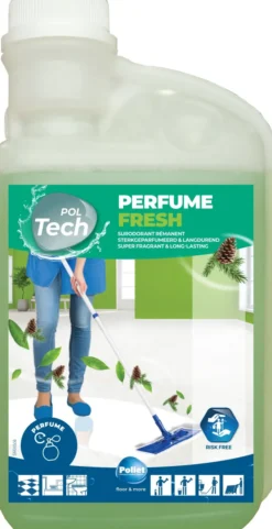 Nettoyant Concentré Parfume fersh Flacon de 1L - Lot de 4 Colis de 6 - Pollet Sa