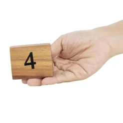 Numéros de table en bois Olympia - 1 à 10