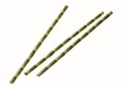 Paille Papier Bambou L 200 mm - Lot de 18 Colis de 250 - Matfer