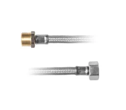 Paire de Flexibles Inox Tresse L-500 MM - L2G