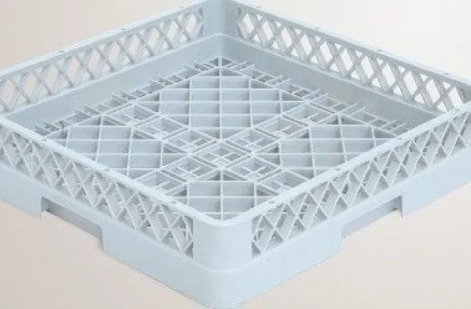 Panier carré pour verres hauteur 70 mm