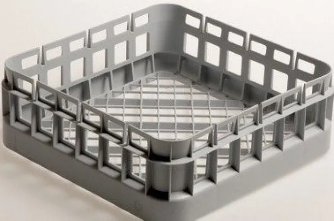 Panier carré à verres - hauteur 110 mm