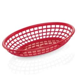 Panier de table en Polypropylène rouge L 235 mm l 145 mm H 45 mm - Lot de 12 - Was Germany