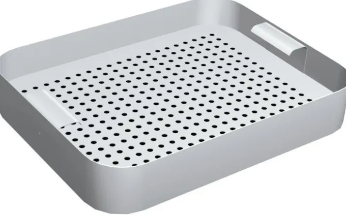 Panier en Acier Inoxydable pour Table de Prélavage - Bac 400x400x250 mm - Distform