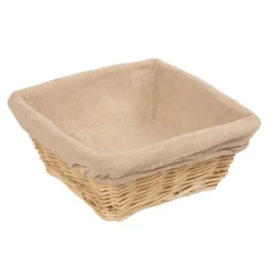 Panier en Osier Carré 23 cm - 100 mm - Olympia