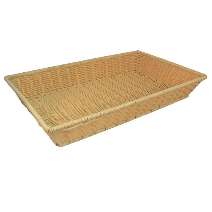 Panier en rotin polypropylène GN 1/1 - APS - H 80 mm