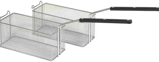 1/2 Panier Friteuse Pro 700 et 900 - 18/23 L - Combisteel - Lot de 2