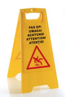 Panneau portant la mention 'ATTENTION!' 300x460x(H)615 mm - Hendi