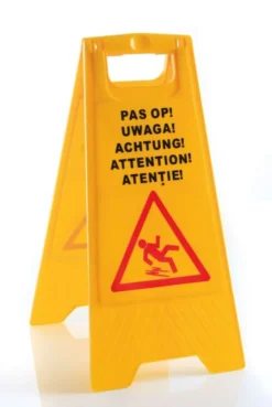Panneau portant la mention 'ATTENTION!' 300x460x(H)615 mm - Hendi