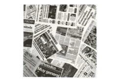 Papier ingraissable blanc "journal" 30 x 30 cm - 3000 unités - Betik