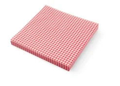 Papier sulfurisé motif à carreaux 500 pièces 306x305mm - Hendi