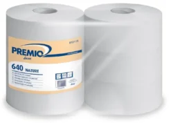 Papier toilette jumbo 640m blanc - Lot de 3 colis de 6 - Lucart Novatissue Sas