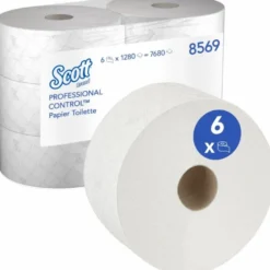 Papier toilette rouleaux 1280F - Lot de 3 Colis de 6 - Kimberly Clark