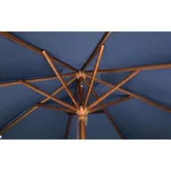Parasol de Terrasse Professionnel - Ø2520 mm - Bleu Marine à Poulie - Bolero