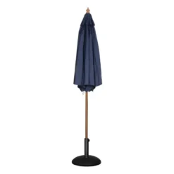 Parasol de Terrasse Professionnel - Ø2520 mm - Bleu Marine à Poulie - Bolero