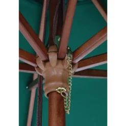 Parasol de Terrasse Professionnel - Vert - Poulie - Ø3m - Bolero