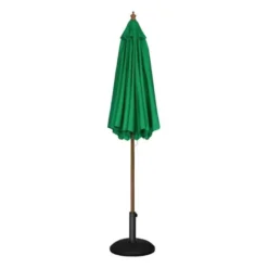 Parasol de Terrasse Professionnel - Vert - Poulie - Ø3m - Bolero