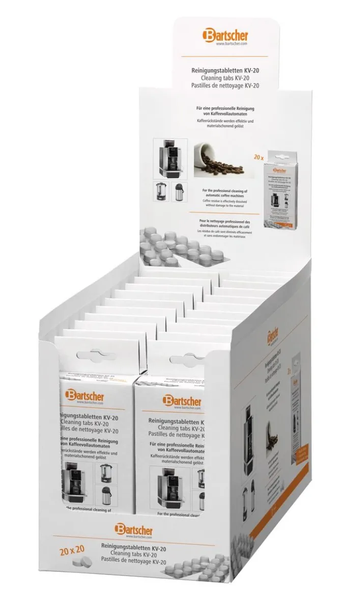 Pastilles de Nettoyage KV-20 pour Machines à Café - Bartscher