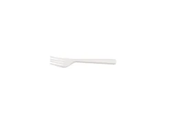 Petite fourchette blanche en maïs 12,5 cm - 1500 unités - Betik