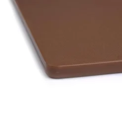 Petite planche à découper polyéthylène marron 229 x 305 x 12 mm basse densité - Hygiplas