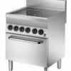 Piano de cuisson vitrocéramique 4 zones radiantes 12,2 kW - four électrique GN 1/1 4,2 kW - Bartscher