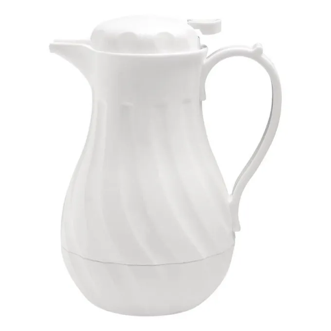 Pichet isotherme torsadé blanc 2 L - Olympia