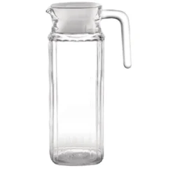 Pichet rainuré en verre 1 L Olympia - Boite de 6