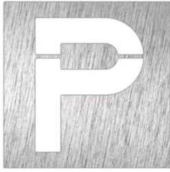 Pictogramme en Acier Inoxydable "Parking" - Fricosmos