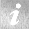 Pictogramme en Acier Inoxydable "Point d´Information" - Fricosmos