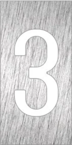 Pictogramme Inox Numéro 3 - Fricosmos