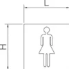 Pictogramme Inox WC - Fricosmos