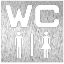 Pictogramme Inox WC - Fricosmos