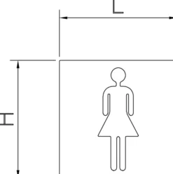 Pictogramme Inoxydable "Masque" - Fricosmos