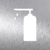 Pictogramme Inoxydable "Station de Gel Hydroalcoolique" - Fricosmos