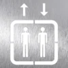Pictrogramme Inox Ascenseur - Fricosmos