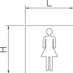 Pictrogramme Inox Ascenseur - Fricosmos