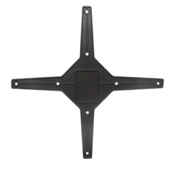Pied de Table Carré 700 mm Basculant en Aluminium Noir - Bolero