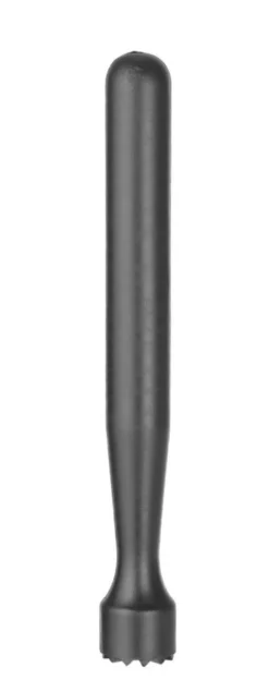 Pilon à cocktail Bar up Tête rainurée Noir 34x207 mm - Hendi