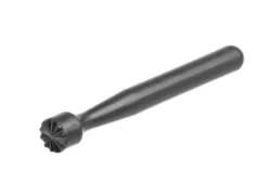 Pilon à cocktail Bar up Tête rainurée Noir 34x207 mm - Hendi