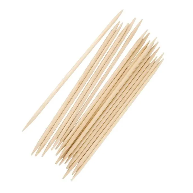 Piques à Cocktails Professionnels en Bois 80 mm - Plastico
