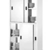 Placard passe-plats avec séparation et portes coulissantes Kitchen Line 800x500x(H)1800 mm - Hendi