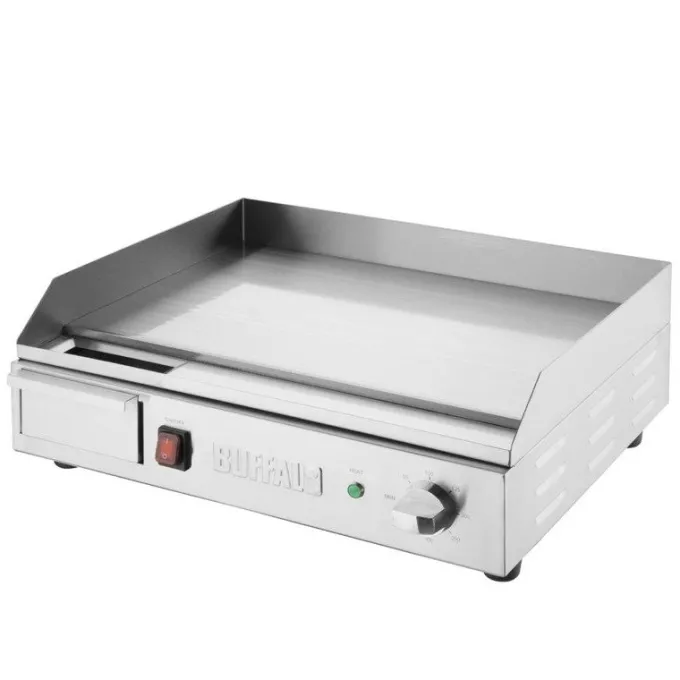 Plancha Electrique en Acier Poli 2,2 kW - Buffalo
