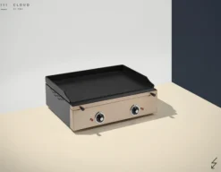 Plancha Electrique Inox Plaque Ondulée 400 x 455 mm - 14 mm d'épaisseur - By Pinha
