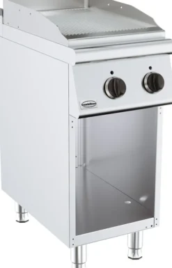 Plancha Electrique Professionnelle Rainurée - Profondeur 700 - Combisteel
