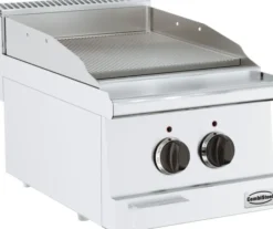 Plancha Electrique Triphasée Rainurée - Gamme 600 - Combisteel