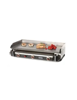 Plancha Gaz 3 Feux TRIO tout Inox - Plancha Tonio
