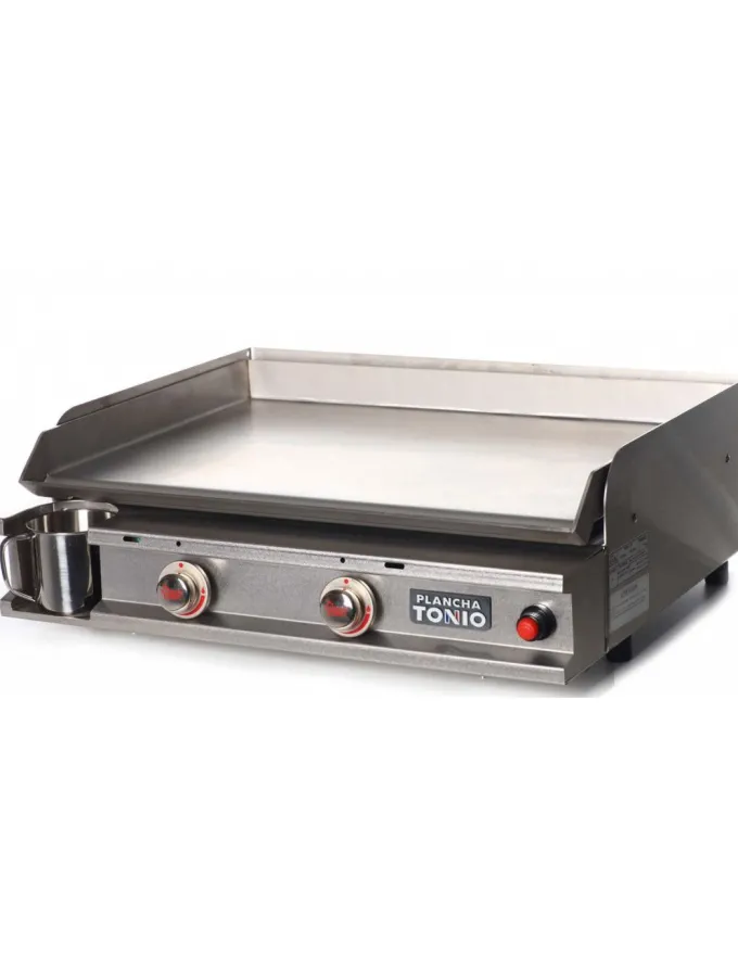 Plancha Gaz Inox TONIO 2 Feux - Plancha Tonio