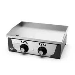 Plancha gaz 15 mm - Revêtement chrome - HR Fainca