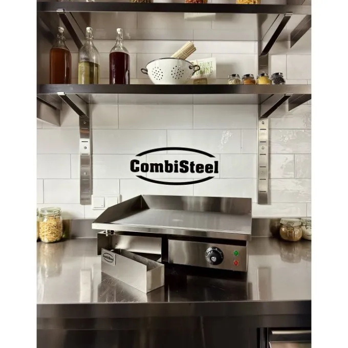 Plancha Inox électrique Plaque lisse - Combisteel